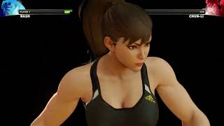 Chun-Li KO'ed by Nash special move