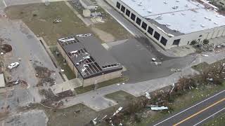Aerial Footage Shows Florida Air Force Base Damaged by Hurricane Michael in Panama City