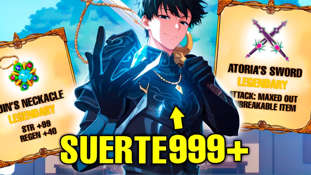 BASURA Maximizó La SUERTE Y Comenzó a ACUMULAR Cada Objeto Legendario Disponible - Resumen de Manhwa