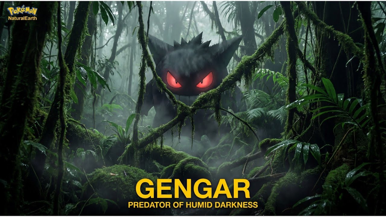 Real Life Pokémon – Jungle Gengar | Predator of Humid Darkness | NatGeo | Pokemon NaturalEarth