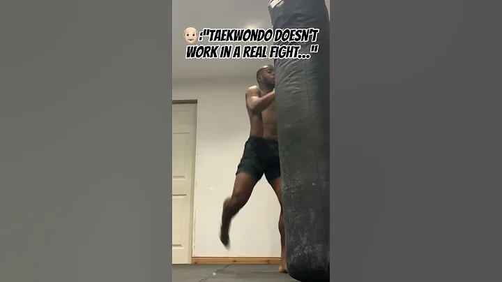 They said taekwondo doesn’t work in a real fight…