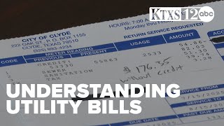 Understanding base rates and services on your utility bill