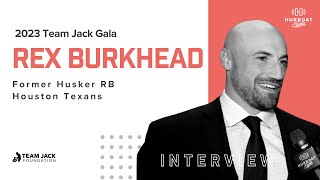 Former Husker RB Rex Burkhead Interview | 2023 Team Jack Gala
