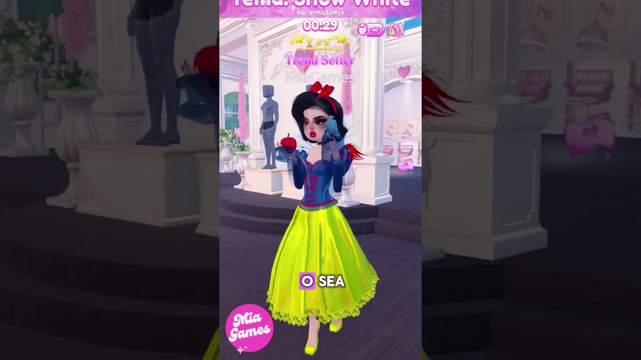 DRESS TO IMPRESS BUT YOU CAN ONLY DRESS AS SNOW WHITE!  #shorts  #dresstoimpress #viralvideo - YouTube