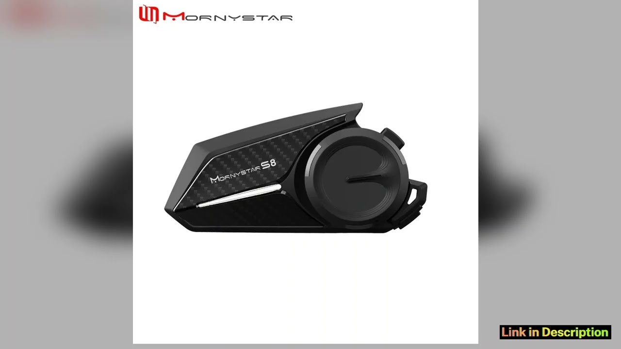 Mornystar S8 Motorcycle Intercom Bluetooth Helmet Headset 6 Riders Communicator BT InterphoneFM
