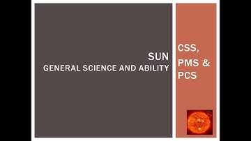 Sun | General Science & Ability | CSS | PMS | PCS |