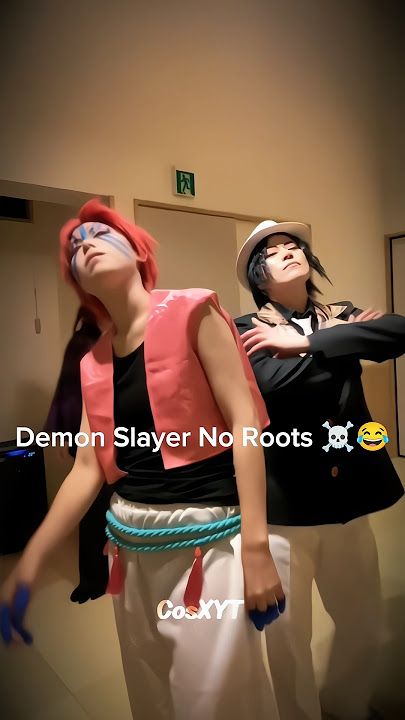 Demon Slayer Cosplay No Roots 😂😂 pt.10 #anime #demonslayer #kimetsunoyaiba #cosplay #tanjiro #nezuko