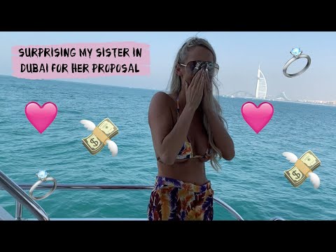SURPRISING MY SISTER ON A YACHT FOR HER PROPOSAL 💍😱