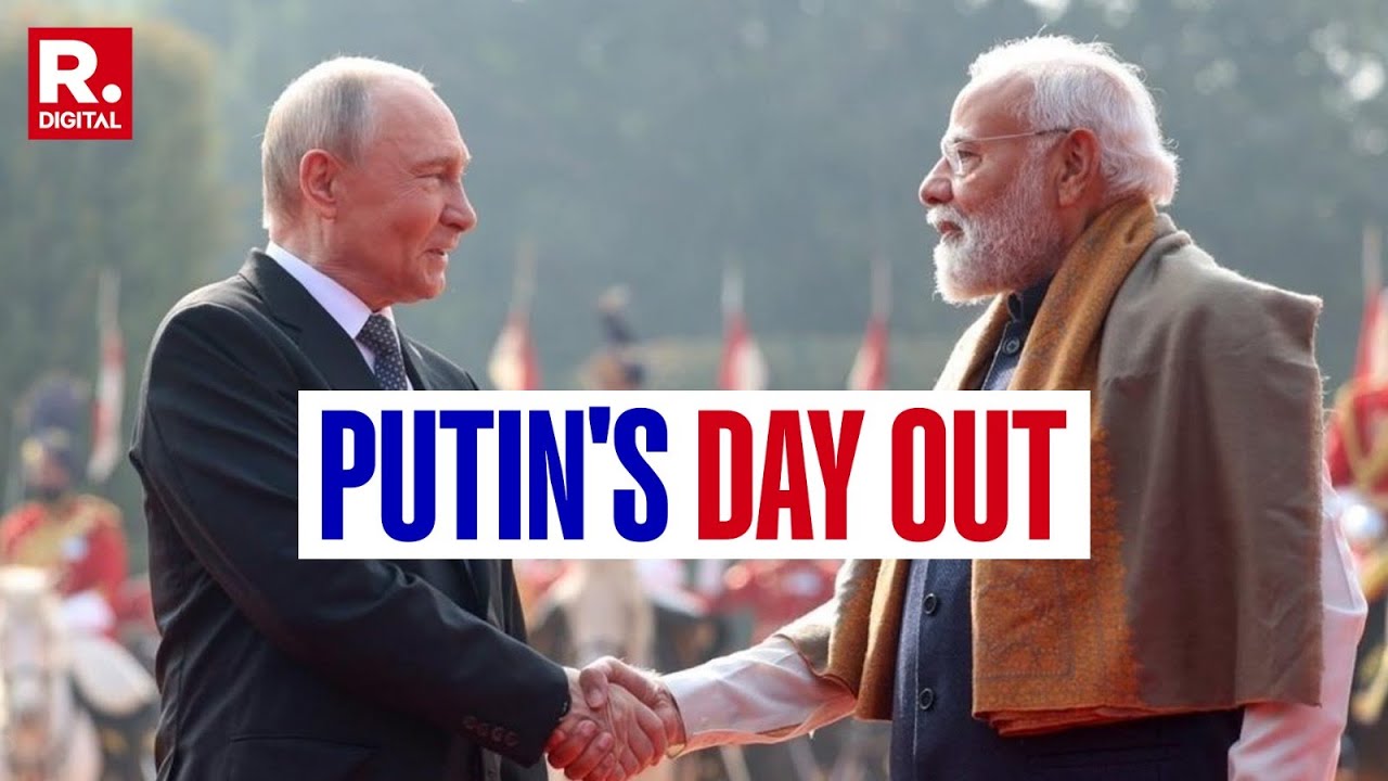India-Russia Summit: Putin meets Modi & visits Rashtrapati Bhavan, Rajghat; holds talks