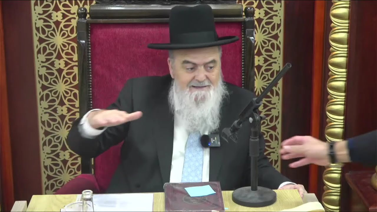 הלכות שבת - פסיק רישיה ומלאכת 'אינו מתכוון' - הגאון הרב אהרן בוטבול שליט