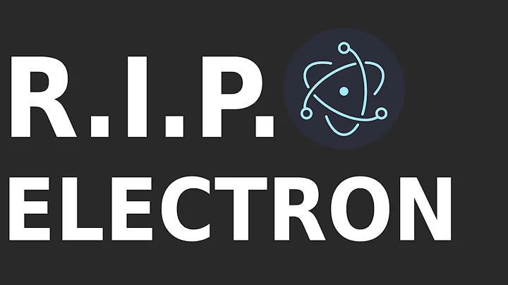 Electron.js is OBSOLETE