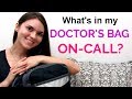 What's in my DOCTOR'S BAG ON-CALL?: Preparing for a Call Shift (medical resident vlog)