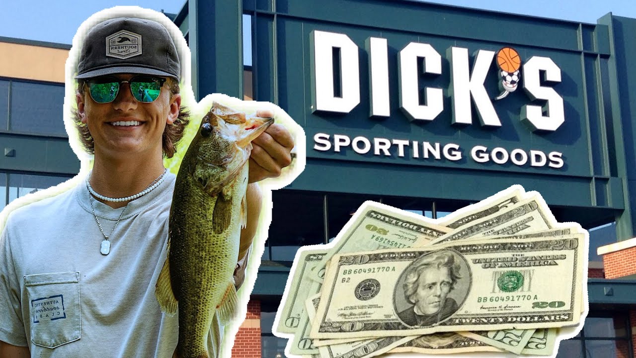 $25 Bass Fishing CHALLENGE (Dick's Sporting Goods)