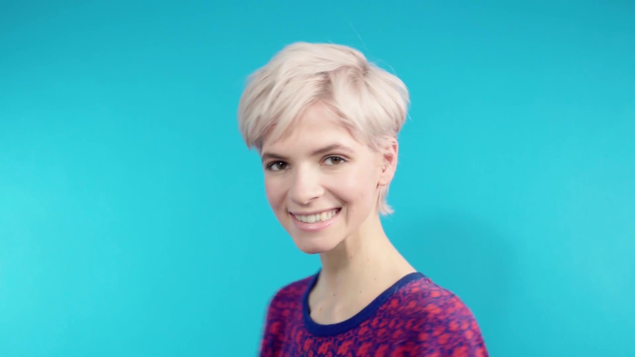 How to BlowDry a Pixie Cut Tutorial YouTube