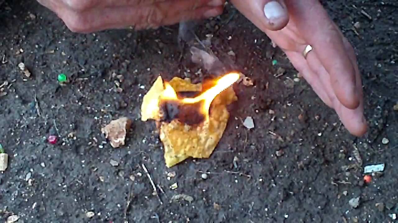 Start a Fire From a Corn or Potato Chip YouTube