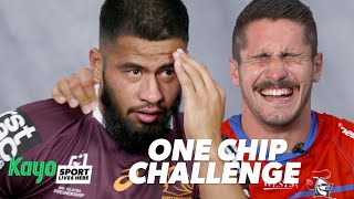 Footy players try the hottest chip in the world | One Chip Challenge | NRL | Kayo Sports