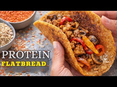 No Flour, No Eggs! High-Protein Gluten-Free Lentil Flatbread