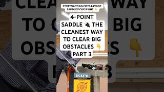 4-POINT SADDLE ⏲️ THE CLEANEST WAY TO CLEAR BIG OBSTACLES👇 #CONDUIT #EMT #4POINTSADDLE #electrician
