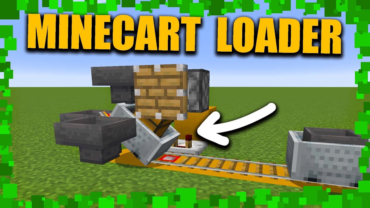 Minecraft 5 Best Minecart Loader [Tutorial] YouTube