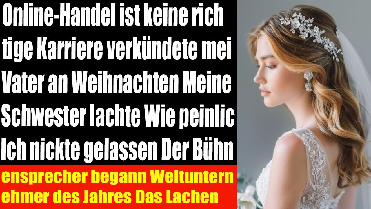 Beim Weihnachtsessen verspottete mein Vater Online-Jobs ich blieb ruhig