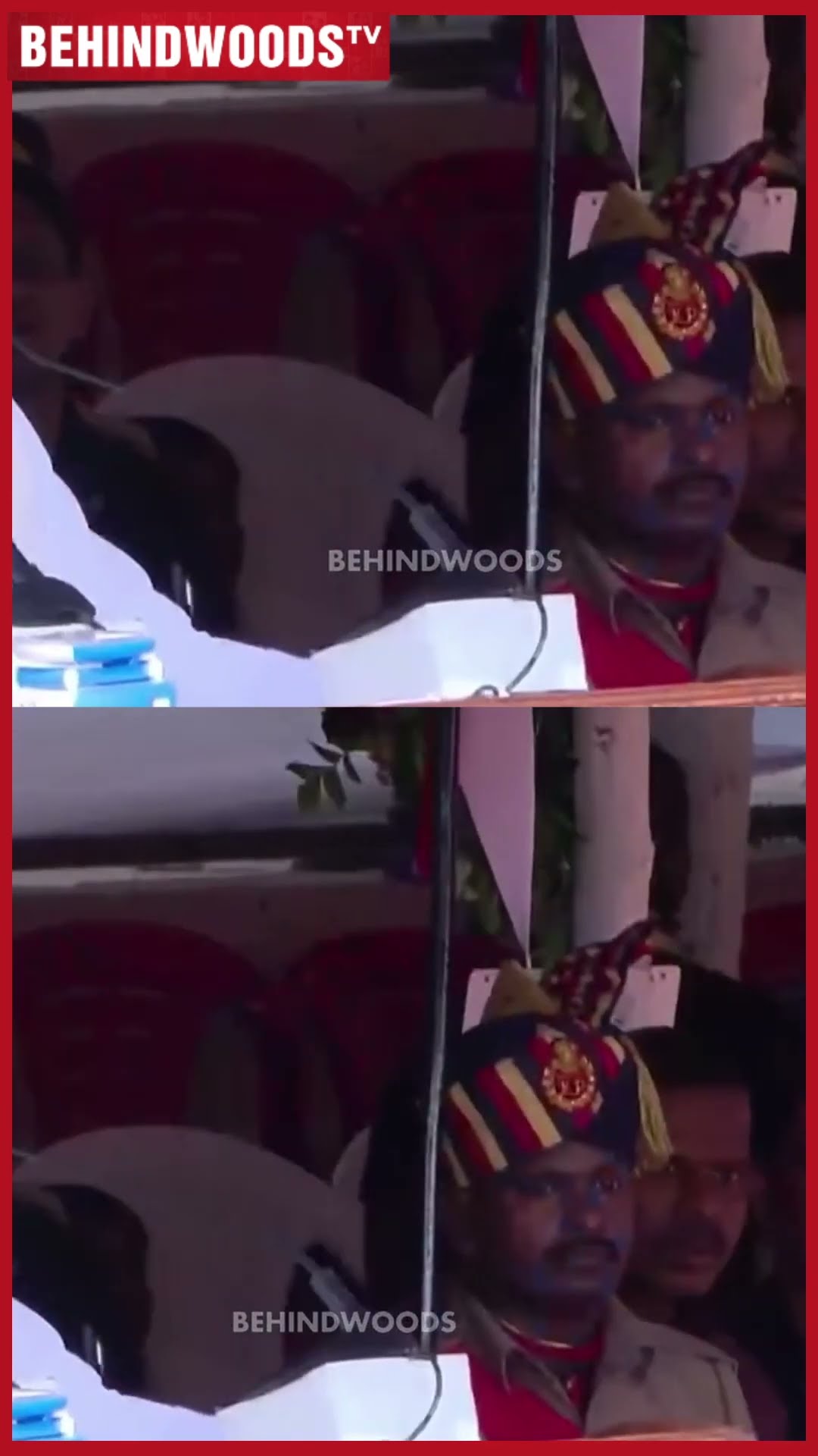 திடீருனு மயங்கி விழுந்த Police அதிகாரி ? பதறி மேடைக்கு ஓடி வந்து அதிகாரிகள்