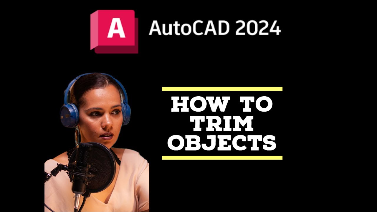 Trim objects in AutoCAD AutoCAD 2024 Tutorials YouTube