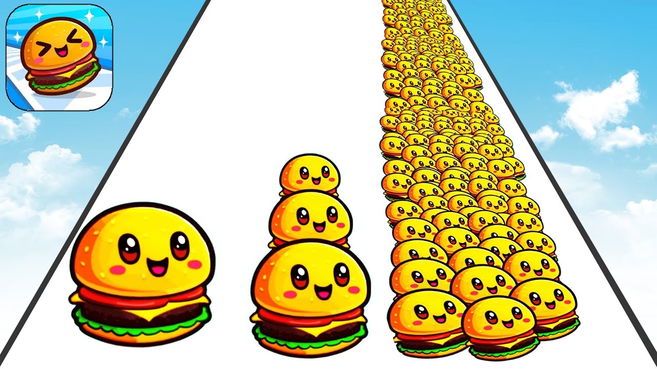 New Satisfying Mobile Gaming Food Run Top Free Gameplay Android,iOS Latest Update Max Speed Run