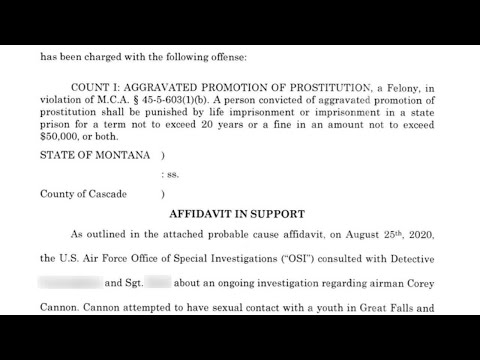 Man charged in Great Falls with promotion of prostitution involving a minor