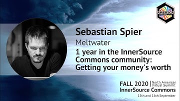 Sebastian Spier (Meltwater) at ISC.S11 -  1 Year in the InnerSource Commons Community