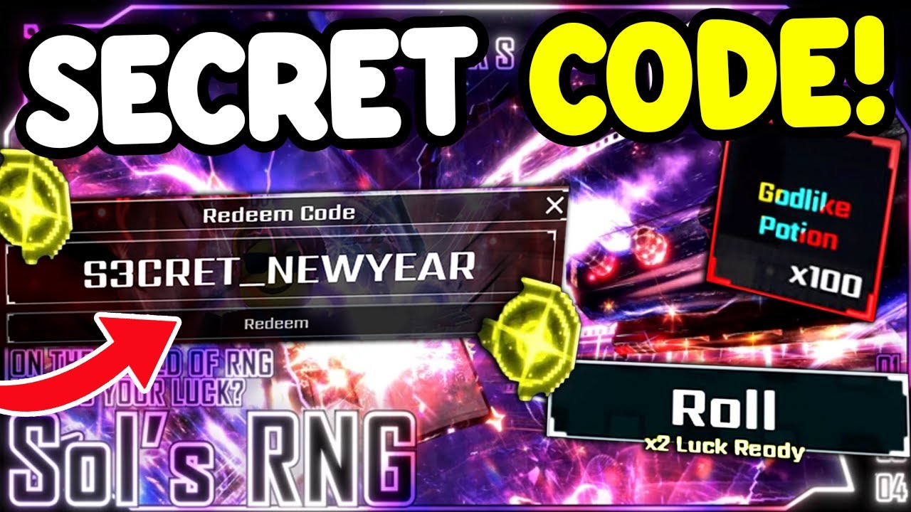 ALL SECRET CODES FOR SOL'S RNG IN JANUARY 2026! ROBLOX SOL'S RNG CODES ...