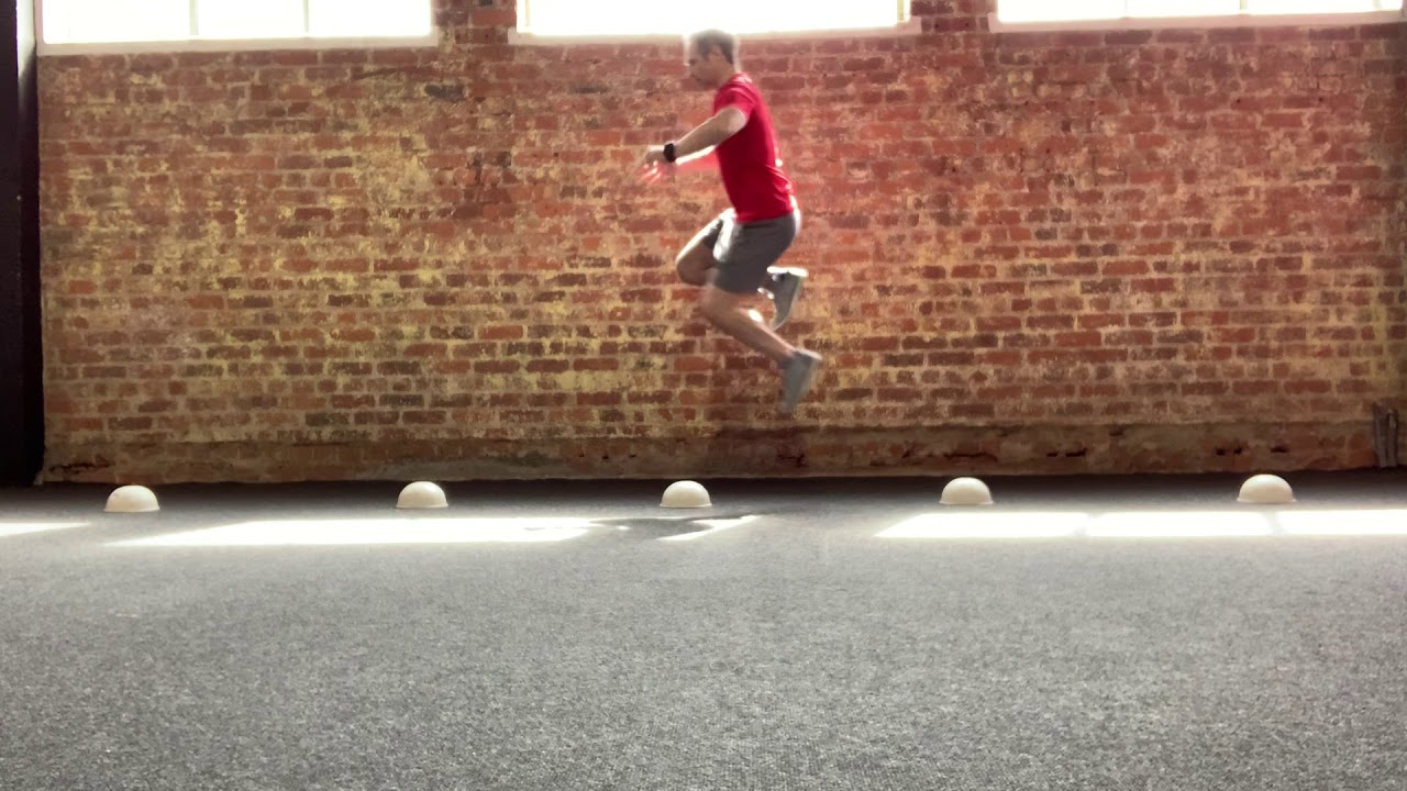 Single Leg Cone Repeated Hops - YouTube
