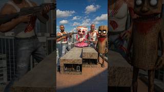 Monster Zombie Attack Mission 🧟 #shorts #gaming #viral #zombie #indianbikedriving3d #gta
