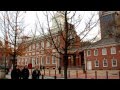 Independence hall and other old city buildings