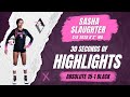 30 Seconds of Volleyball Highlights - January 2025 #volleyball #highlights | Sasha Slaughter 6'2" MB