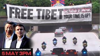 DICTATOR XI - YOUR TIME IS UP ⬆️ #tibetanvlogger #paris #france