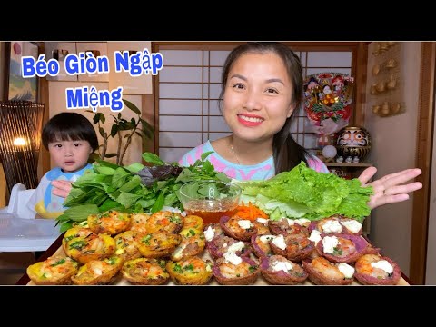 Video Bánh Khọt Tôm Thịt Phô Mai&Bánh Khọt Lá Cẩm Tím Phô... - youtube