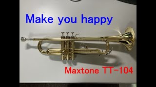 【トランペット再入門】Make you happy（NiziU）のサビ【Maxtone TT-104】