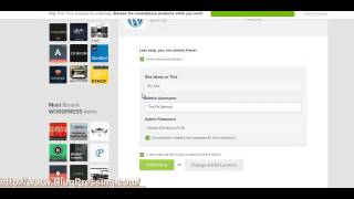 Wordpress Tutorial:Installing Wordpress With One Click