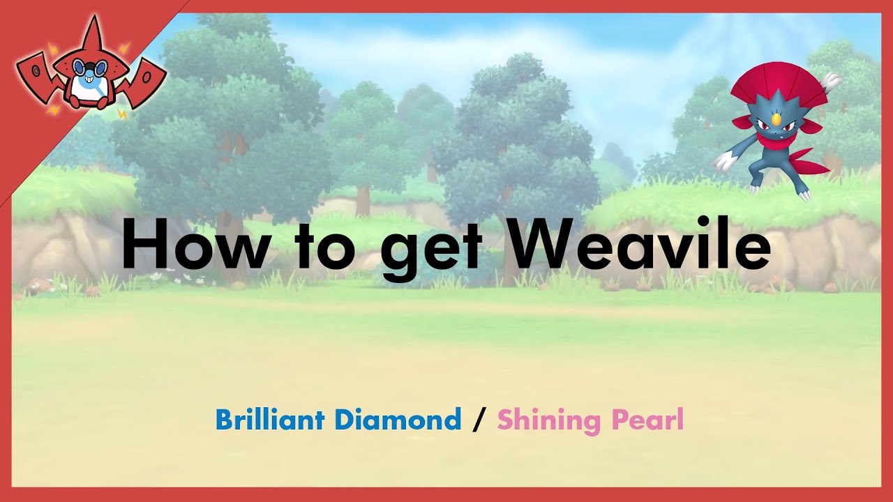 How to get Weavile in Pokemon Brilliant Diamond & Shining Pearl [461