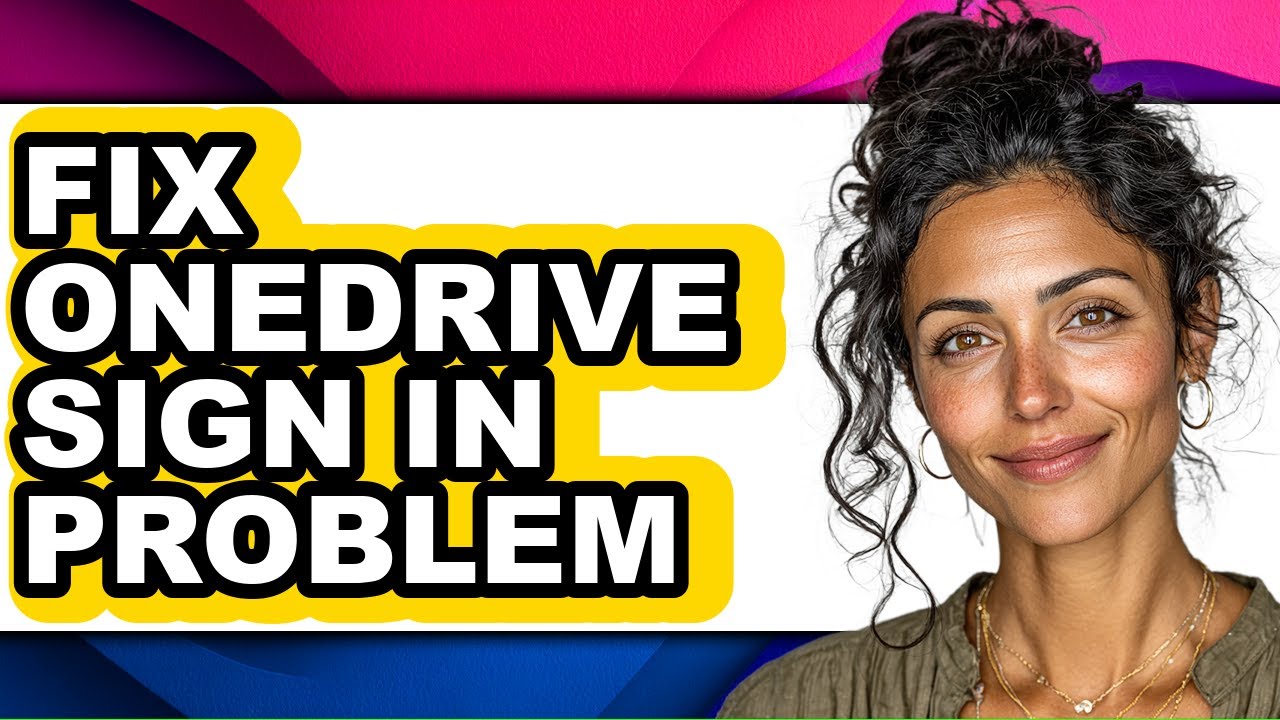 How to Fix Onedrive Sign in Problem (updated) - YouTube