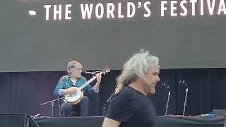 Bela Fleck and Abigail Washburn at WOMADelaide 2023.