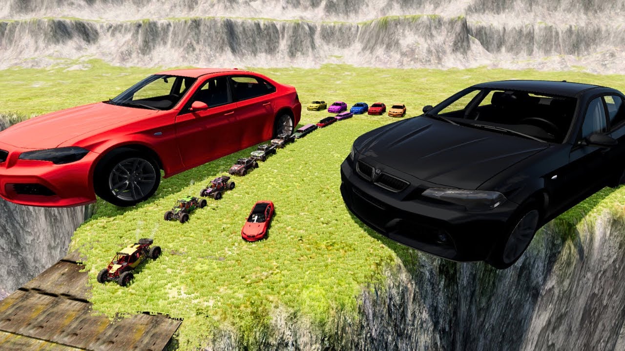 Big 🚛 vs Small 🚗 Free Fall! ⬇️💥 | BeamNG.drive