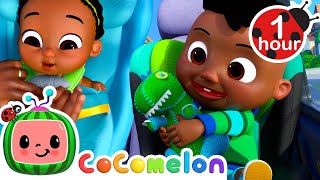 How to Sit in a Car Seat Song | 1 Hour of CoComelon Codytime | Moonbug Kids - Farm Animals