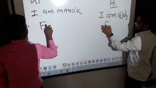 Multi touch Interactive whiteboard