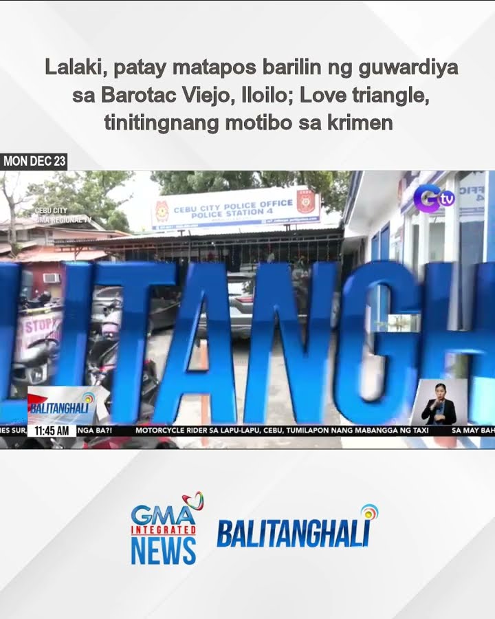 Lalaki, patay matapos barilin ng guwardiya; Love triangle... | Balitanghali