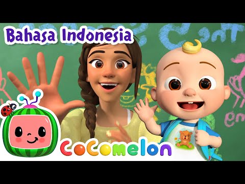 Lagu Lima Indra di Sekolah! | CoComelon Bahasa Indonesia - Lagu Anak Anak | Nursery Rhymes