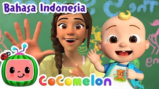 Lagu Lima Indra di Sekolah! | CoComelon Bahasa Indonesia - Lagu Anak Anak | Nursery Rhymes