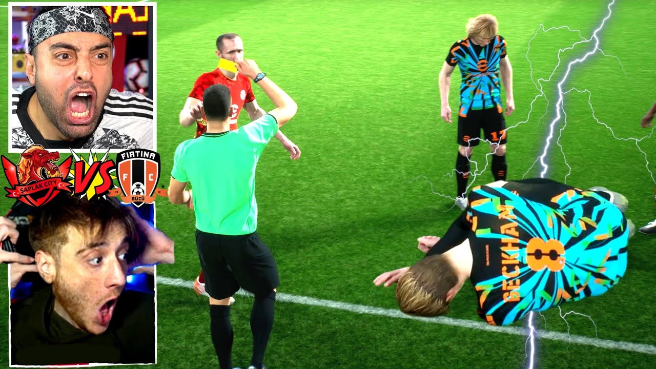 BECKHAM AYAĞI KIRILDI 😱 REKOR HATTRİCK ! +3 KIRMIZI KART ! ELPESİCO 25 ÜMİDİ VS EMJAN KAPIŞMA !