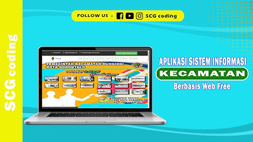 Aplikasi sistem informasi Kecamatan berbasis web  free