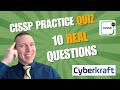CISSP Practice Quiz: 10 Real Questions 🛡️